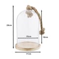 Miniatyrbillede 2 af 2: Clayre Eef Cloche 6GL2222 Transparent 17x29 cm