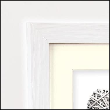 Zep Photo Frame V32464 Regent 4 White 7x10 / 10x15 cm