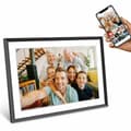 Miniatyrbillede 1 af 2: Frameo Digital Photo Frame HF-109T Black 10.1 Inch with FrameGlow