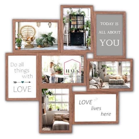 Zep Multi Photoframe MP150 Stockholm Dark Brown 8x10x15 cm