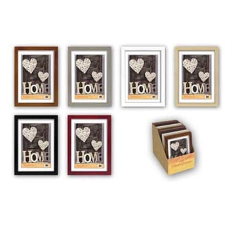 Zep M6563 Wood Frame 15x20 cm Assorted 12 pieces