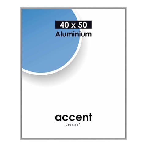 Nielsen Photo Frame 52524 Accent Frosted Silver 40x50 cm