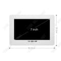 Miniatyrbild 3 av 4: TD® Digital fotoram 7 tum hd trådlöst sd-kort led usb billig storskärm videohögtalare 1080p timer bilder album