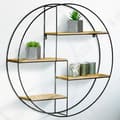 Miniatyrbild 4 av 4: TD® nordisk stil cirkulär kreativ dekoration hylla enkel väggdekoration tredimensionell väggdekoration