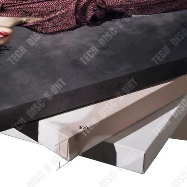 TD® 25*25cm fotoram dekorativ målning massivt trä oljemålningsram 3cm tjock granram