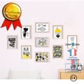 Miniatyrbild 1 av 4: CONFO 9 fotoram vägg fotoram set 7 tums kreativ bröllopsfotoserie Familj tavelram tavel väggdekor