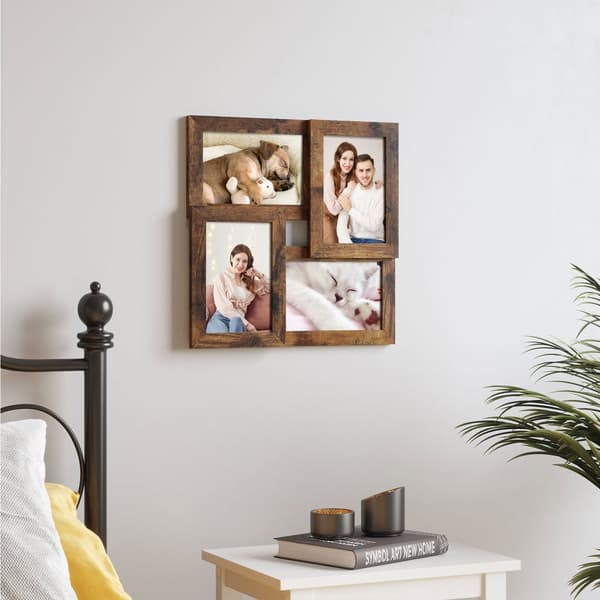 Kollage Bildram, Fotogalleri Presentation, 30,5 x 30,5 cm, Vintagebrun