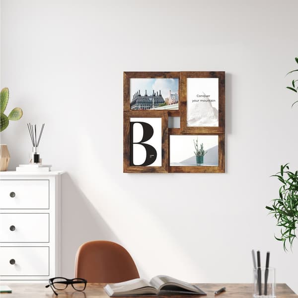 Kollage Bildram, Fotogalleri Presentation, 30,5 x 30,5 cm, Vintagebrun