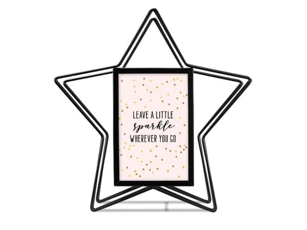 Hama Stella, Bilderammesett, Metall, Sort, Matte, Bord, 10 x 15 cm