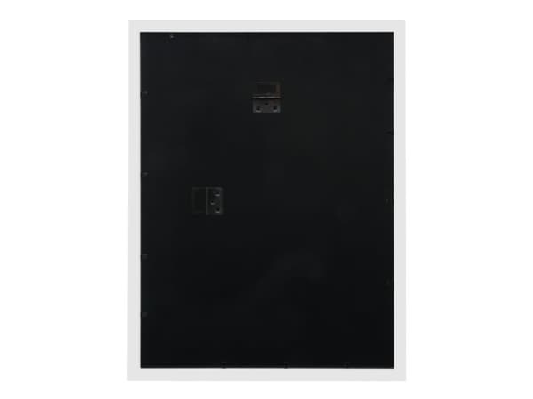 Deknudt S66KF1 P1, Single picture frame, Glass, Wood, White, Table, Wall, 20 x 20 cm, Rectangular