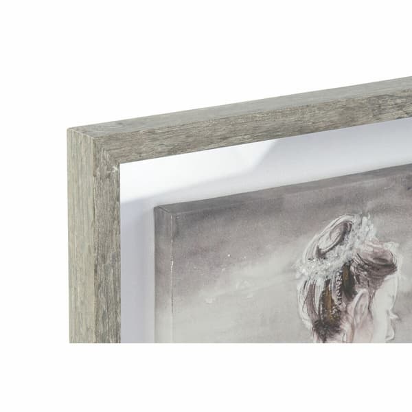 Tavla DKD Home Decor 40 x 3,8 x 80 cm Kvinna Romantisk (2 antal)