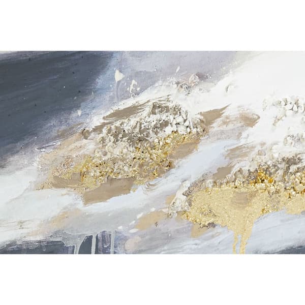Tavla DKD Home Decor 100 x 3,5 x 100 cm Abstrakt Modern (2 antal)