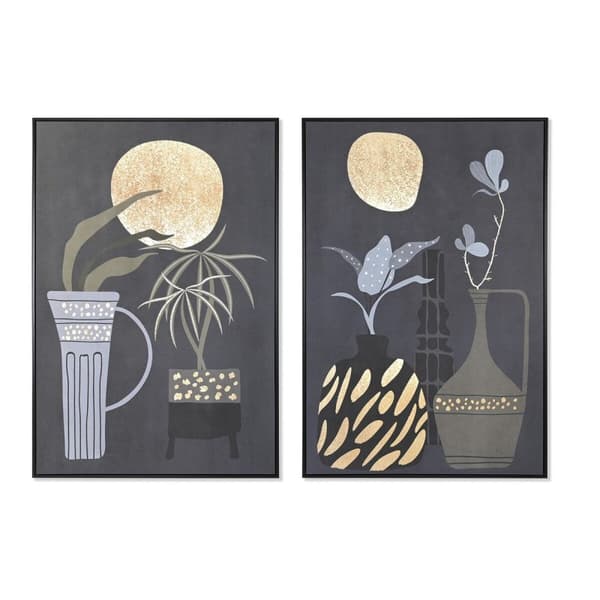 Tavla DKD Home Decor 83 x 4,5 x 123 cm Vas Kolonial (2 antal)