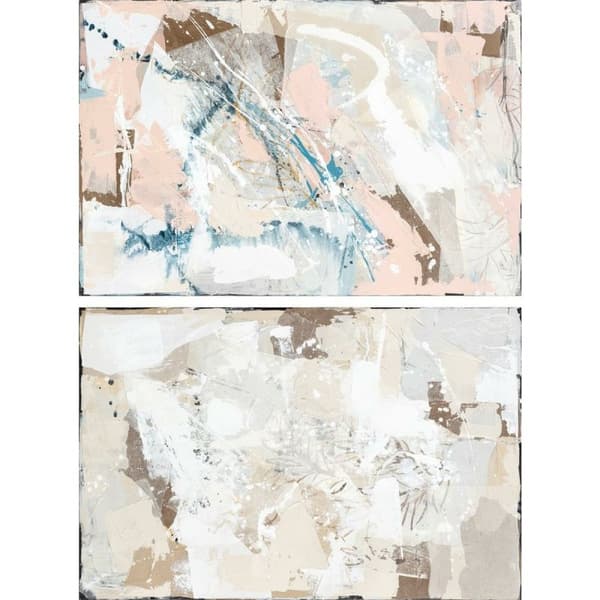 Kanvas DKD Home Decor Abstrakt Urban 100 x 4 x 150 cm 150 x 3,8 x 100 cm (2 antal)