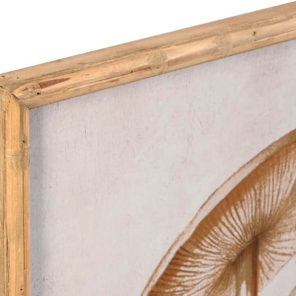 Tavla DKD Home Decor Glas 50 x 70 x 2,8 cm 50 x 2,8 x 70 cm Svamp (2 antal)