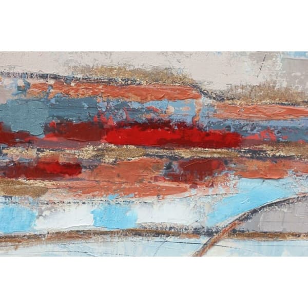 Tavla DKD Home Decor 140 x 2,8 x 70 cm Abstrakt Modern (2 antal)