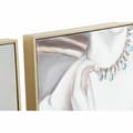 Miniatyrbild 3 av 3: Tavla DKD Home Decor Kvinna Traditionell 102 x 4,5 x 102 cm (2 antal)