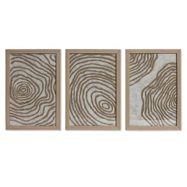3-ramsset Home ESPRIT Modern 20 x 2 x 30 cm (3 Delar)