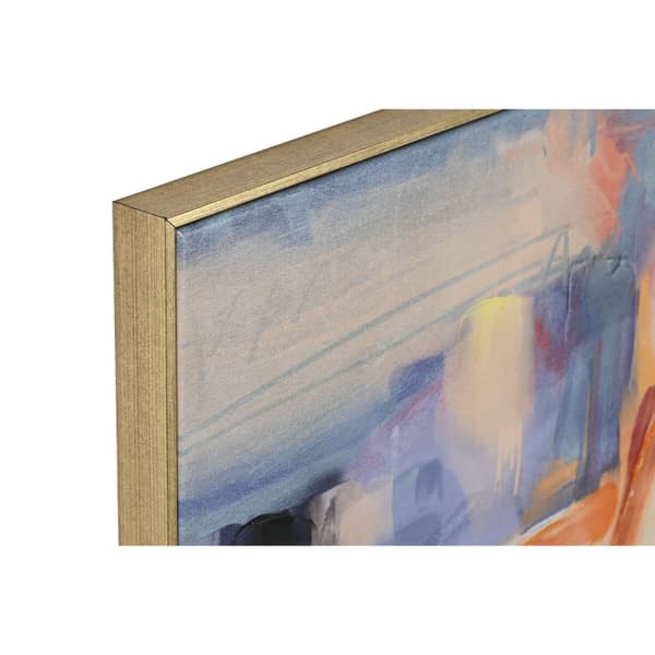Tavla Home ESPRIT Abstrakt Modern 80 x 3,5 x 80 cm (2 antal)