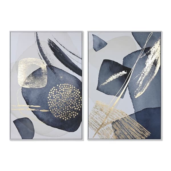 Tavla Home ESPRIT Abstrakt Modern 83 x 4,5 x 123 cm (2 antal)