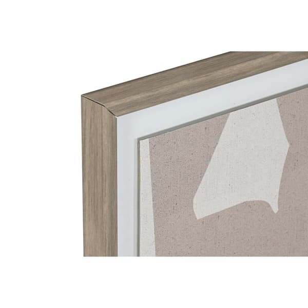 Kanvas Home ESPRIT Beige Grå Abstrakt Modern 40 x 3 x 50 cm (2 antal)