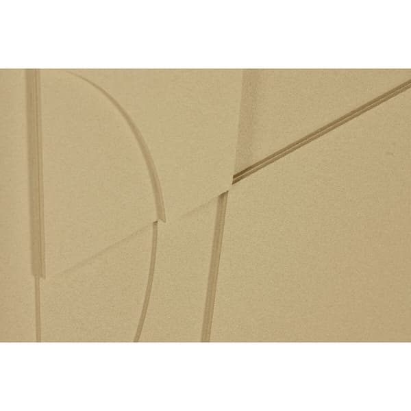 Tavla Home ESPRIT Senap Terrakota n Abstrakt Urban 55 x 4 x 75 cm (2 antal)