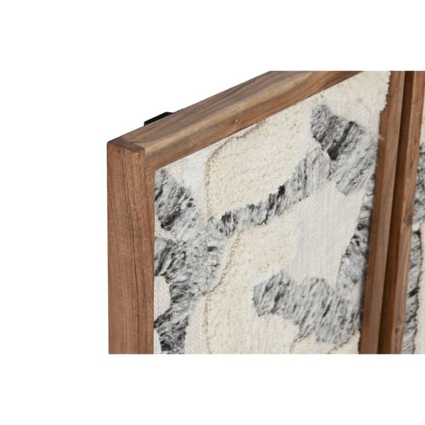 Tavla Home ESPRIT Vit Grå Abstrakt Urban 43 x 3 x 63 cm (2 antal)