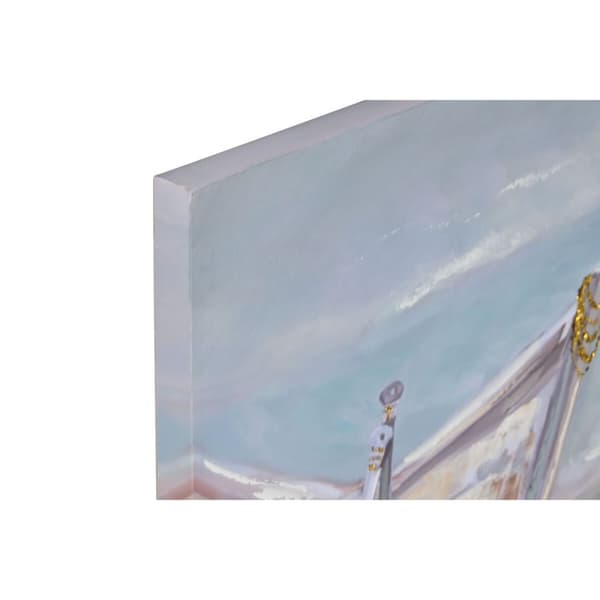 Tavla Home ESPRIT Fåglar Medelhavs 80 x 3 x 80 cm (2 antal)