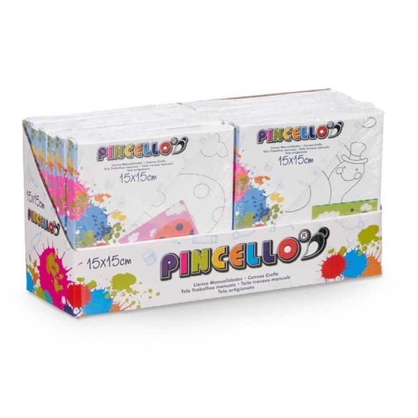 Kanvas Pincello 29100258 Trä Tyg 12 antal
