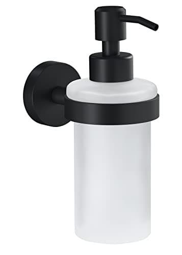tesa MOON BLACK 40565-00000-00 soap dispenser 200 ml black (matt), frosted glass (40565-00000-00)