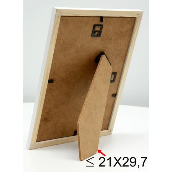 Fotrahmen Deknudt S236 (trä) 15x20 Vit