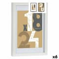 Miniatyrbild 1 av 2: Fotoram 668826-WHITE Vit Glas Trä MDF (6 antal)