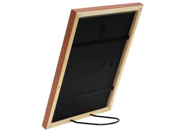 Deknudt S236H3 15x20 houten lijst donkerbruin, Single picture frame, Glass, Wood, Brown, Table, Wall, 15 x 20 cm, Rectangular