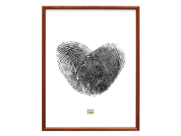 Deknudt S236H3 15x20 houten lijst donkerbruin, Single picture frame, Glass, Wood, Brown, Table, Wall, 15 x 20 cm, Rectangular