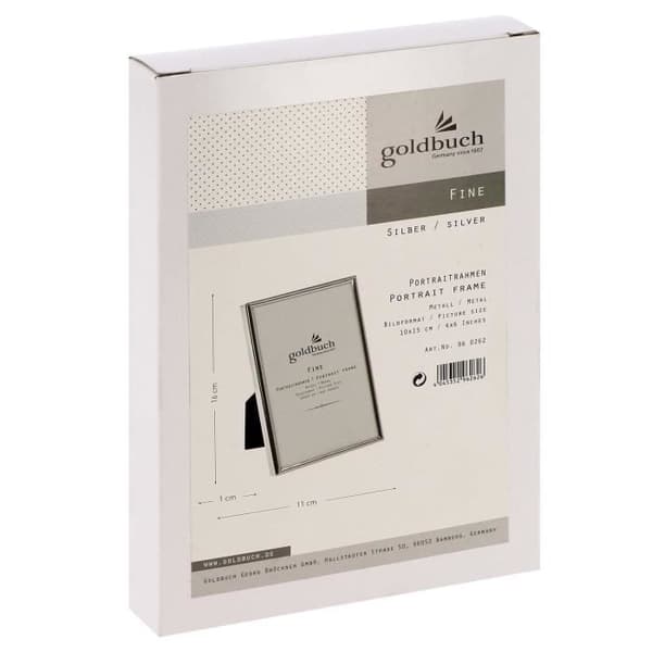 Goldbuch Metall fotoram Fin 15x20 Silver