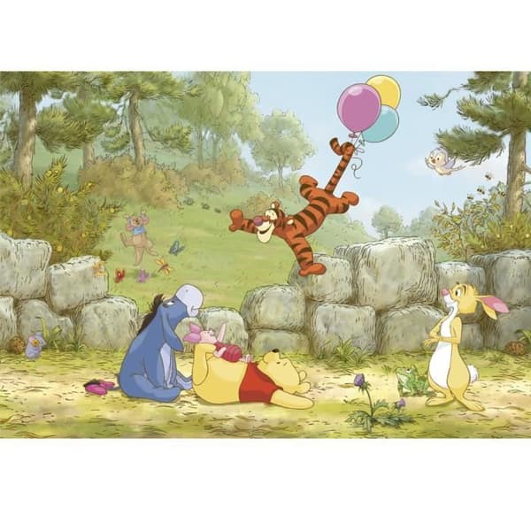 Tapet Nalle Puh Ballong Disney 368X254 CM