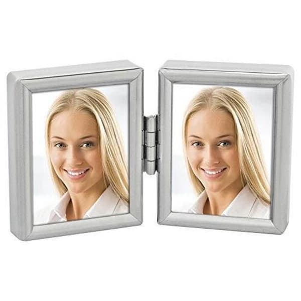 Fotoram - Zep - 8735DL - Metall - Silver - 2 Foton - 3,5x4,5 cm