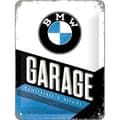 Miniatyrbild 1 av 2: Metalplakett - BMW - Garage - 15 X 20 cm - Vintage - Att hänga upp