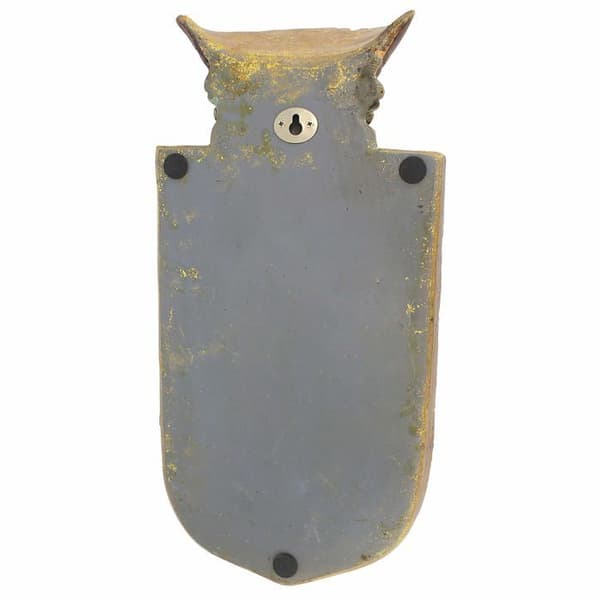 Design toscano - EU1040 - Medeltida väggskulptur av skenande lejonsköld Flerfärgad 6,5 x 18 x 37 cm