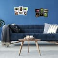 Miniatyrbild 3 av 6: Relaxdays Fotoram pêle-mêle 6 foton Galleri väggram 3D att hänga 33 x 47,5 cm, vit