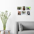 Miniatyrbild 2 av 6: Relaxdays Fotoram pêle-mêle 6 foton Galleri väggram 3D att hänga 33 x 47,5 cm, vit