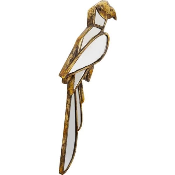 Väggdekoration - Kare Design - Spegel Papegoja - 43 cm - Asymmetrisk - Modern