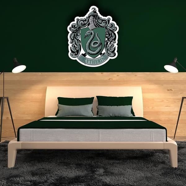 Kartongvapen - Harry Potter - Slytherin - 61x51 cm - Väggdekoration - Blandat