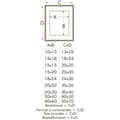 Miniatyrbild 4 av 4: Fotoram Deknudt S223 Vitrine (trä) Med Passepartout Vit 40x50 (passepartout Fönster 30x40) Vit