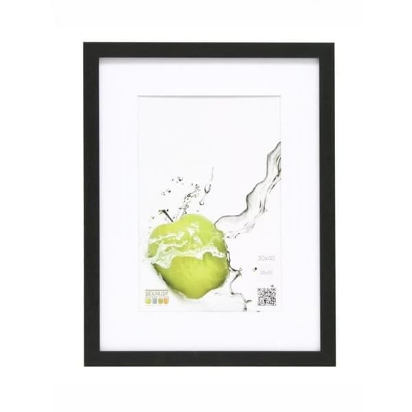 Fotoram Deknudt S66k (mdf) Med Passepartout 40x60 (Passepartout-fönster 30x45) Svart