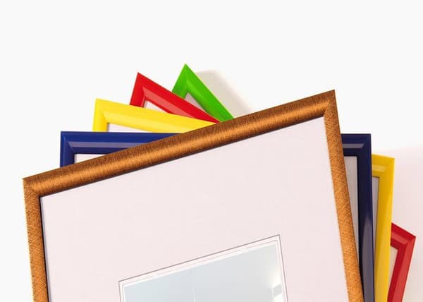 Walther design fot Rahmen - KV130L3 - Blå fot Rahmen 21 x 29,7 cm (DIN A4) Paket med 3, New Lifestyle plastfot Rahmen