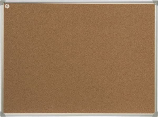 Väggdekor 2x3 KORKTAVLA ALUMINIUMRAM 80 X 60 CM