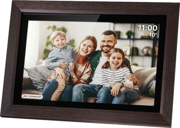 "Fotoram Kuger-matz Digital fotoram Digital fotoram FRAMEO Wi-Fi 15 trärahm"