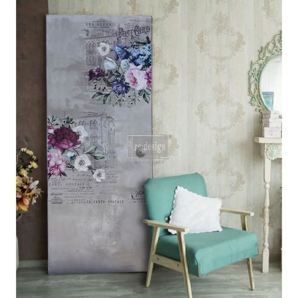 Objekt för väggdekoration Prima marketing Imperial Garden 44''x30'' Transfer, Trä, 44x30