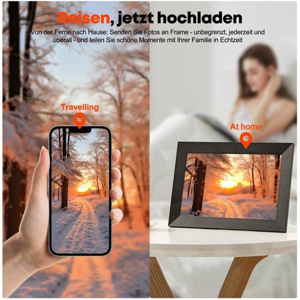 Fot Rahm Digital Hiyaa - XR-D Ram - Svart